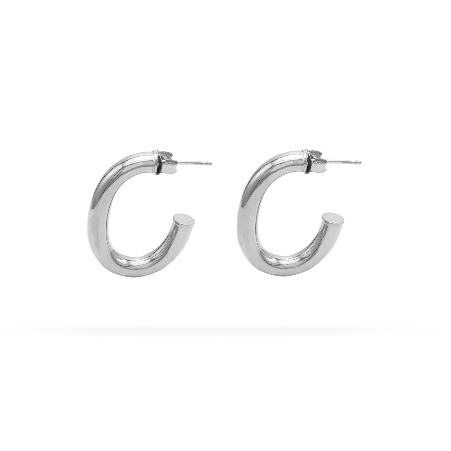 Jantier: Maryse earrings 925 rhodium silver, gold plated