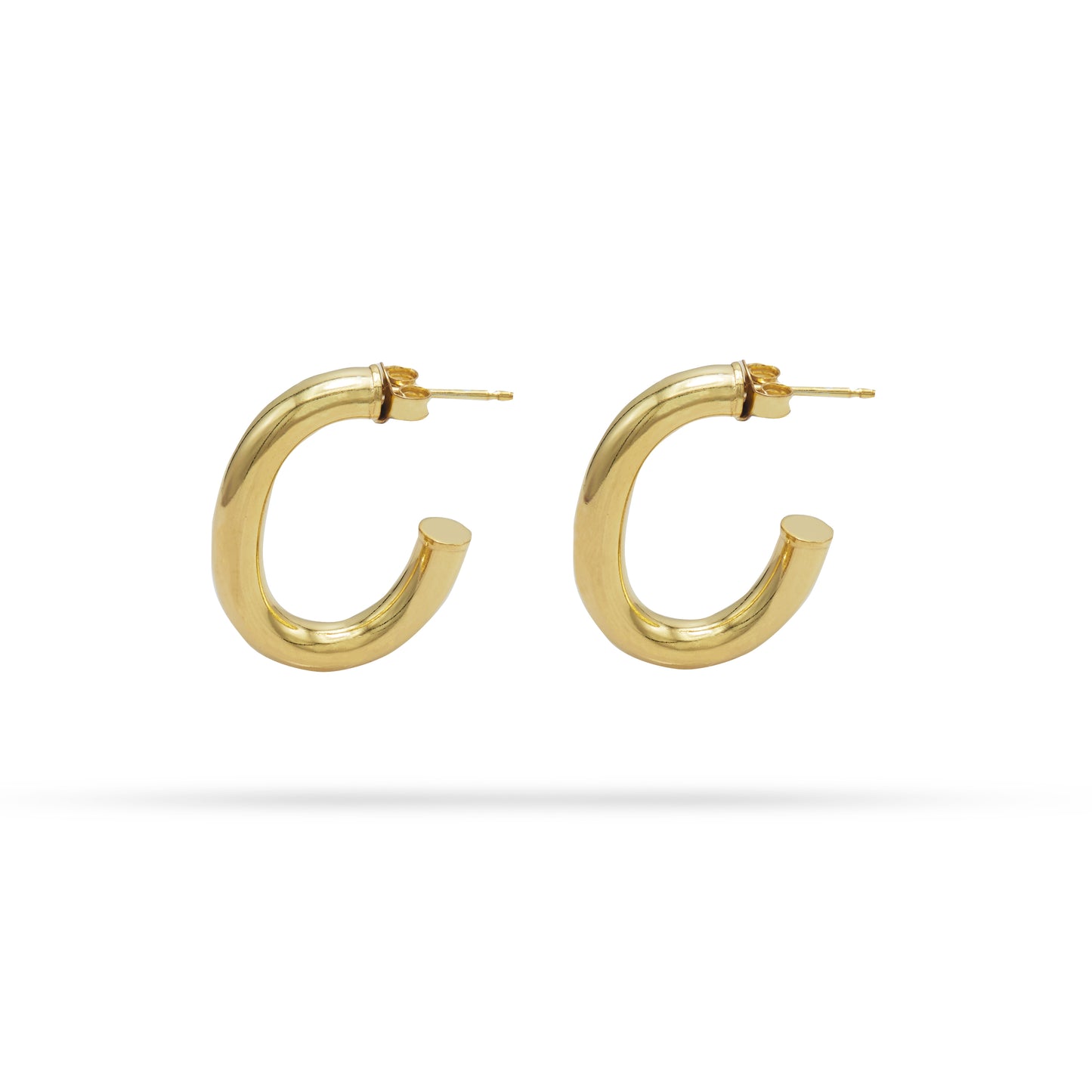 Jantier: Maryse earrings 925 rhodium silver, gold plated