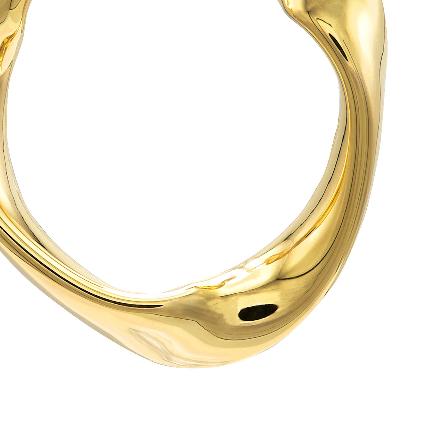 Jantier: Dire Lui Earrings 925 Silver, Gold Plated
