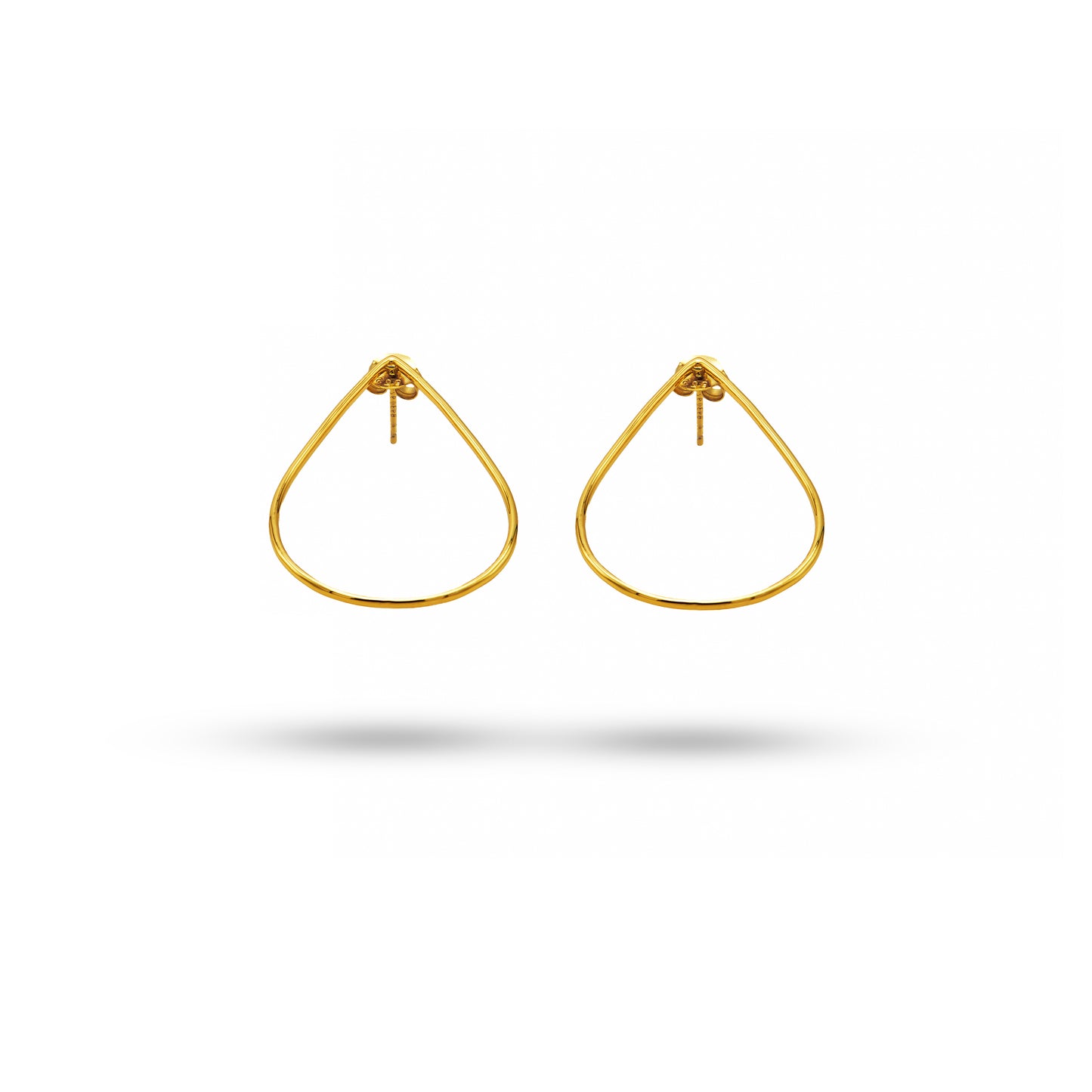 Jantier: Vaporous earrings - Rhodium-plated silver 925
