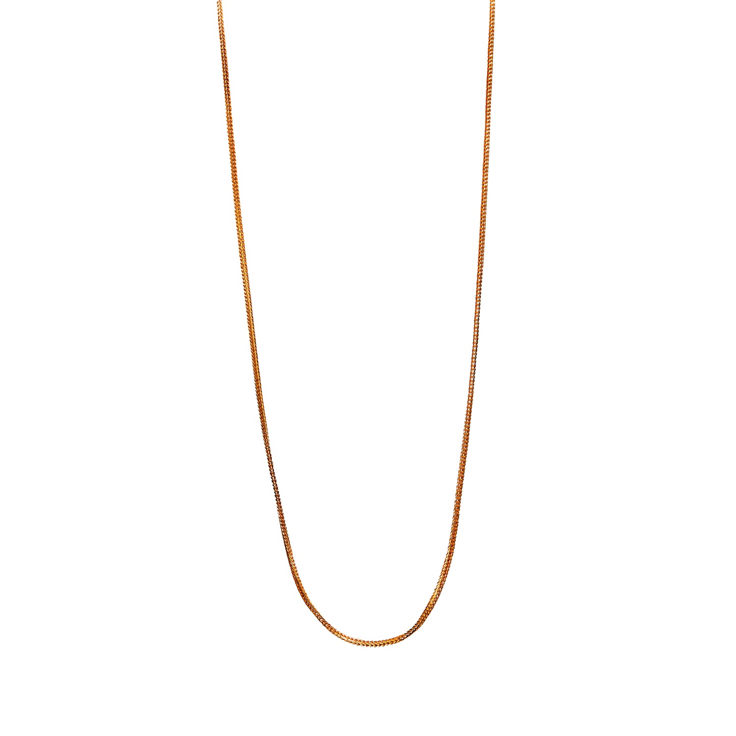 Jantier : Collier urbain - Argent plaqué or - Mailles serrées inspirées du streetwear