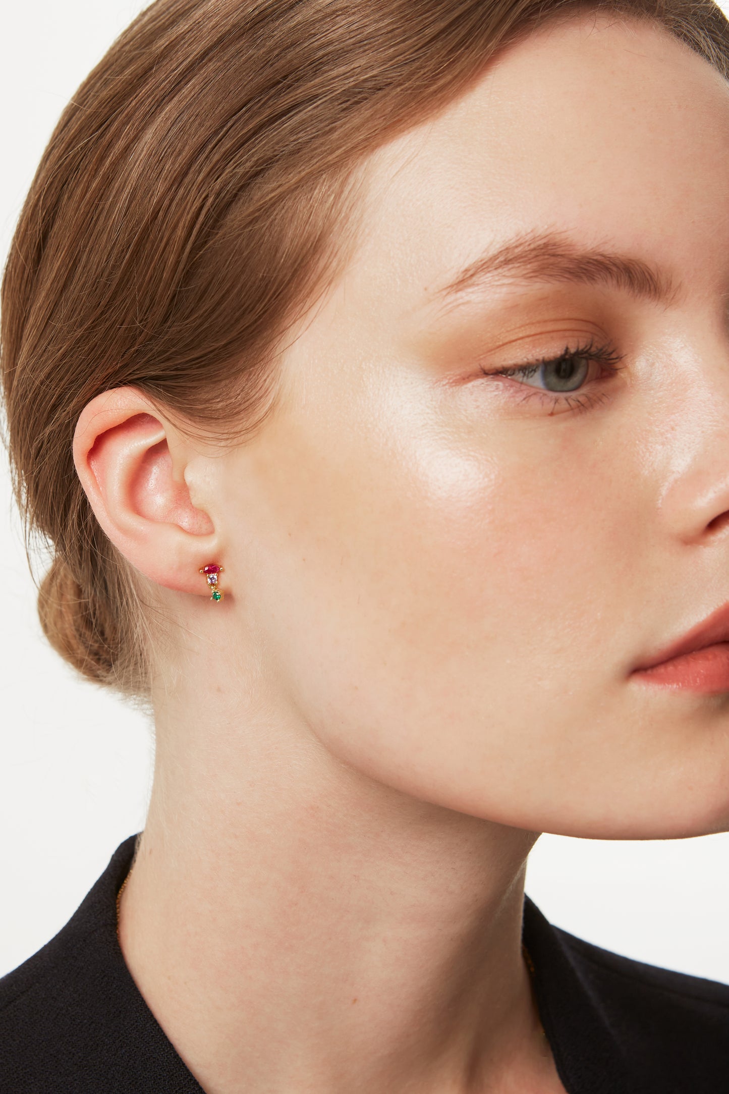 Jantier: Isabelle earrings - Gold-plated silver