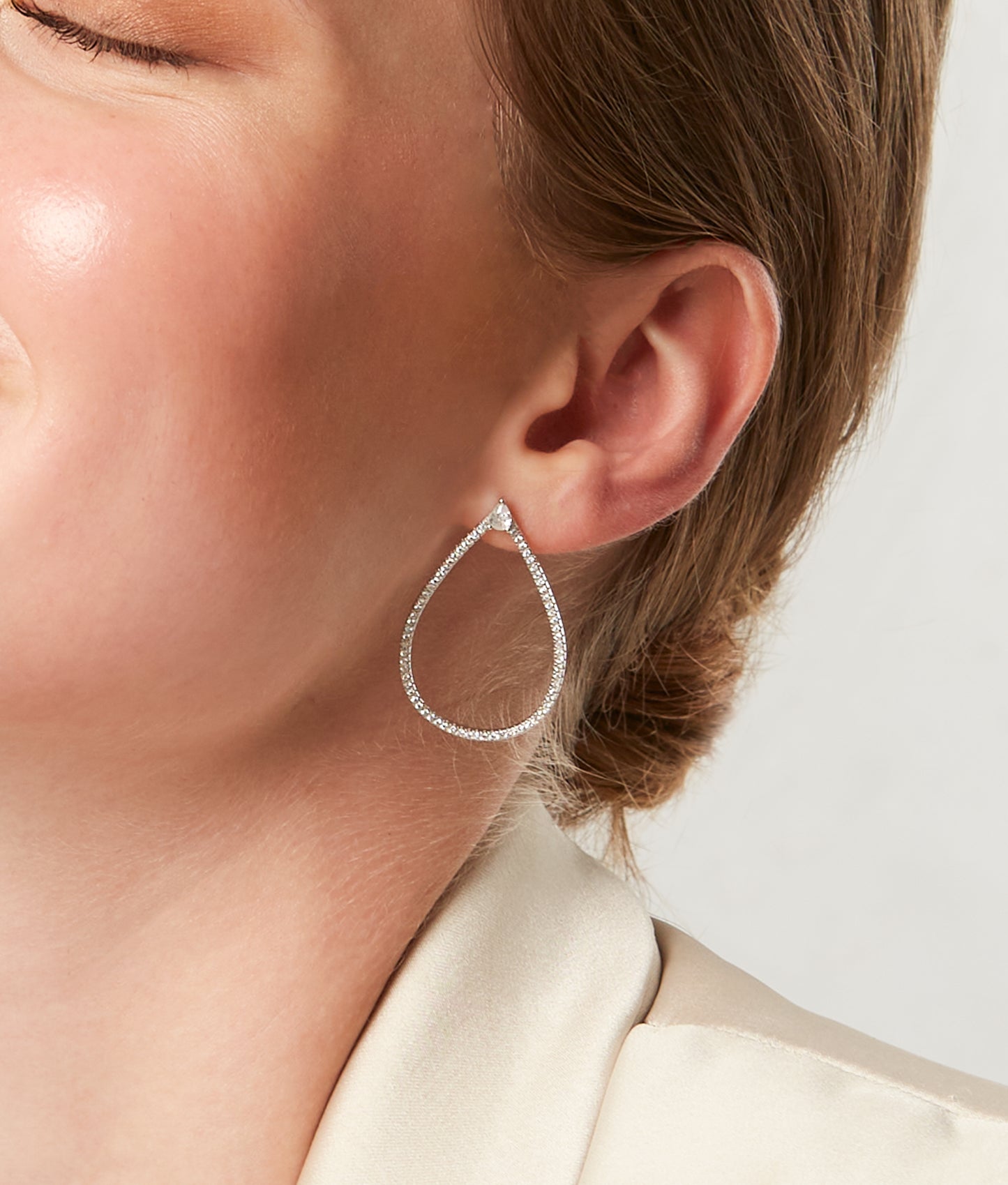 Jantier: Hepburn Earrings in 925 Silver