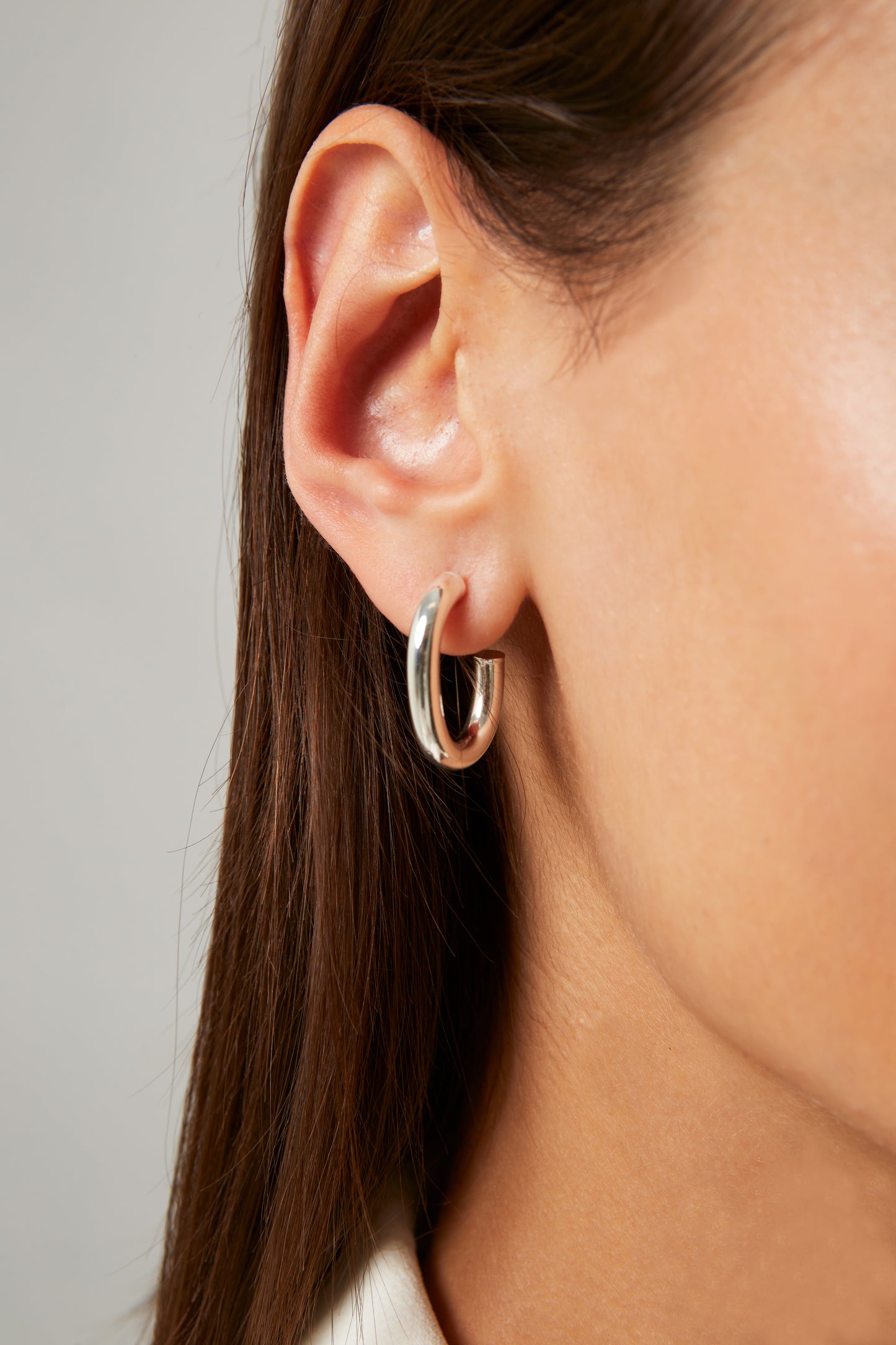 Jantier: Maryse earrings 925 rhodium silver, gold plated