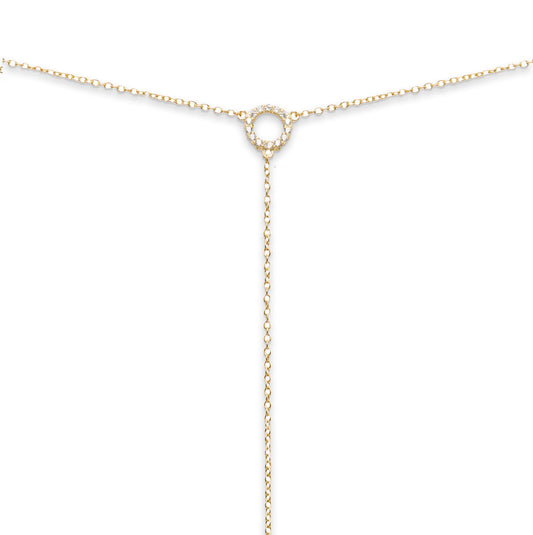 Jantier: Fabulous Necklace - 925/100 Silver - Gold plated