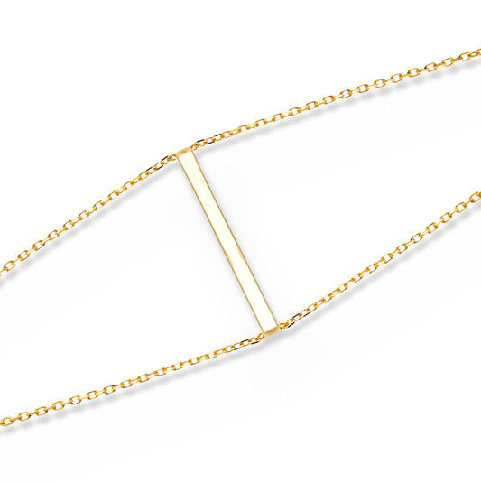 Jantier: Modern Elegance Cuff Bracelet - 925 Silver, Gold Plated