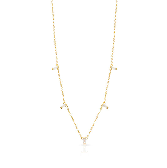 Jantier: Luxurious necklace - Silver - Gold plated