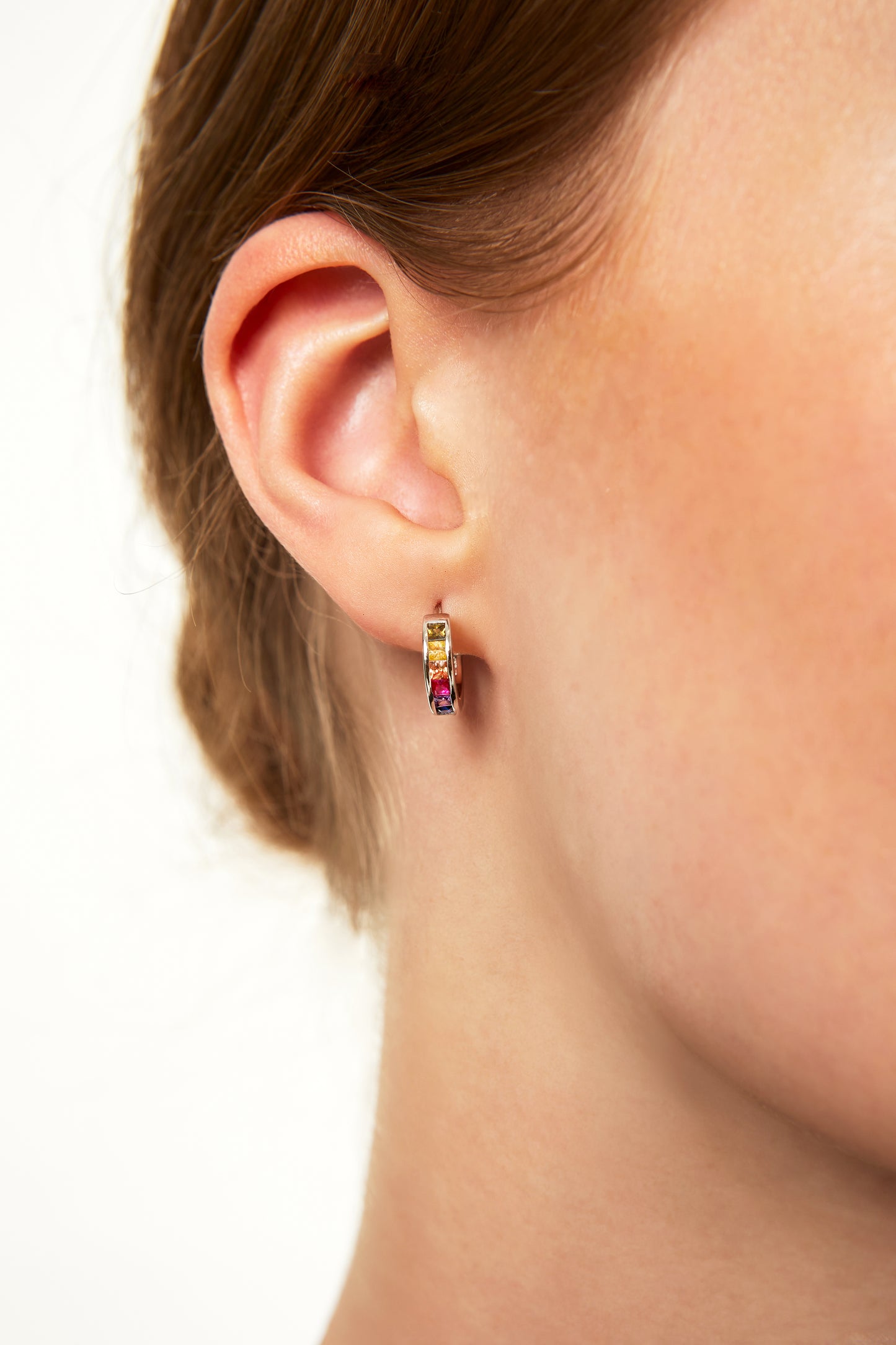 Jantier : Boucles d'oreilles Lover modernes Argent 925