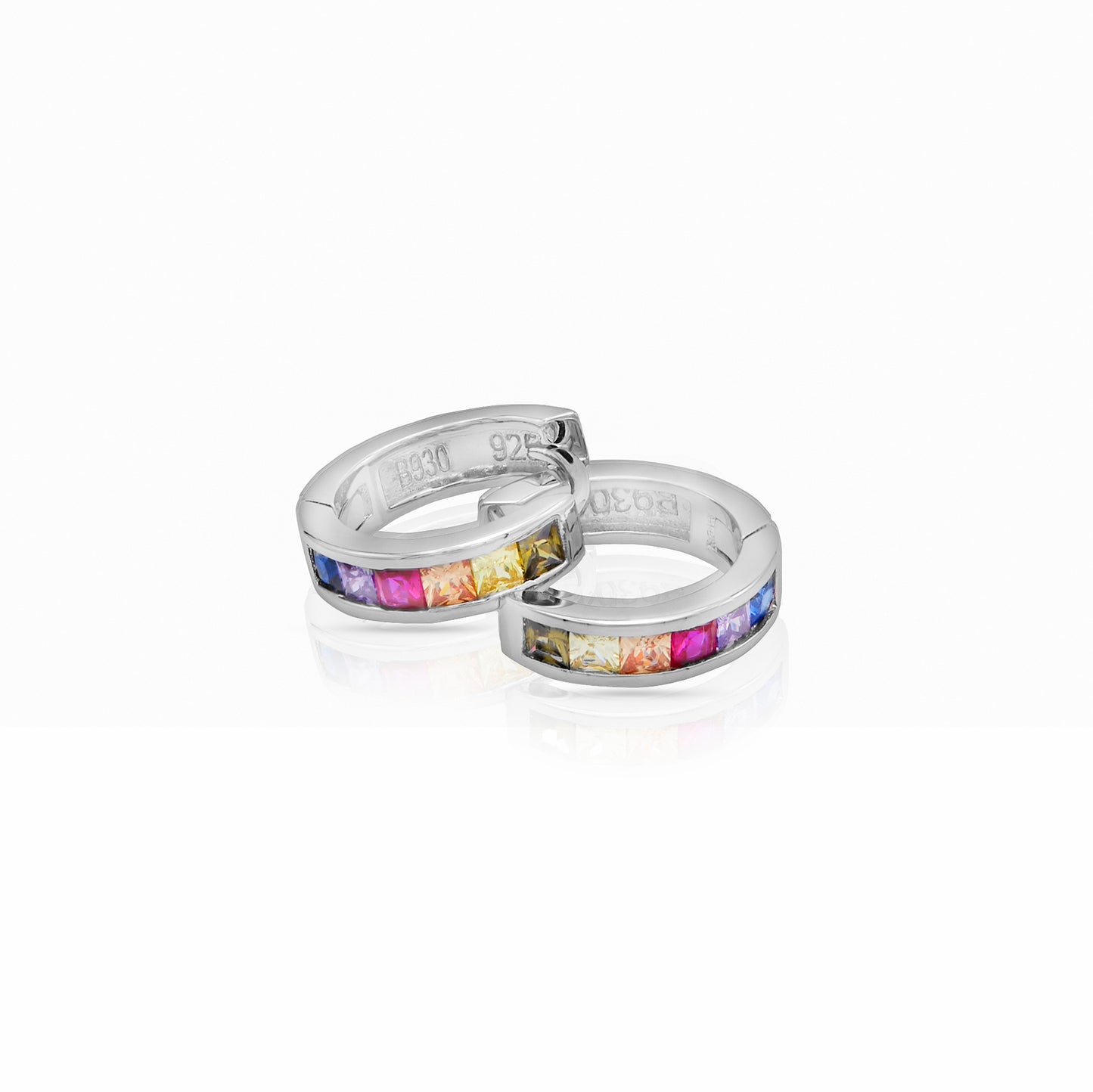 Jantier : Boucles d'oreilles Lover modernes Argent 925