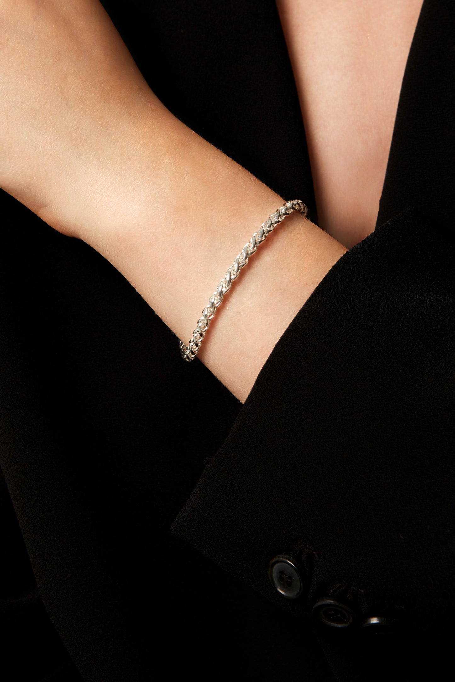 Jantier : Bracelet Gourmette - Argent 925
