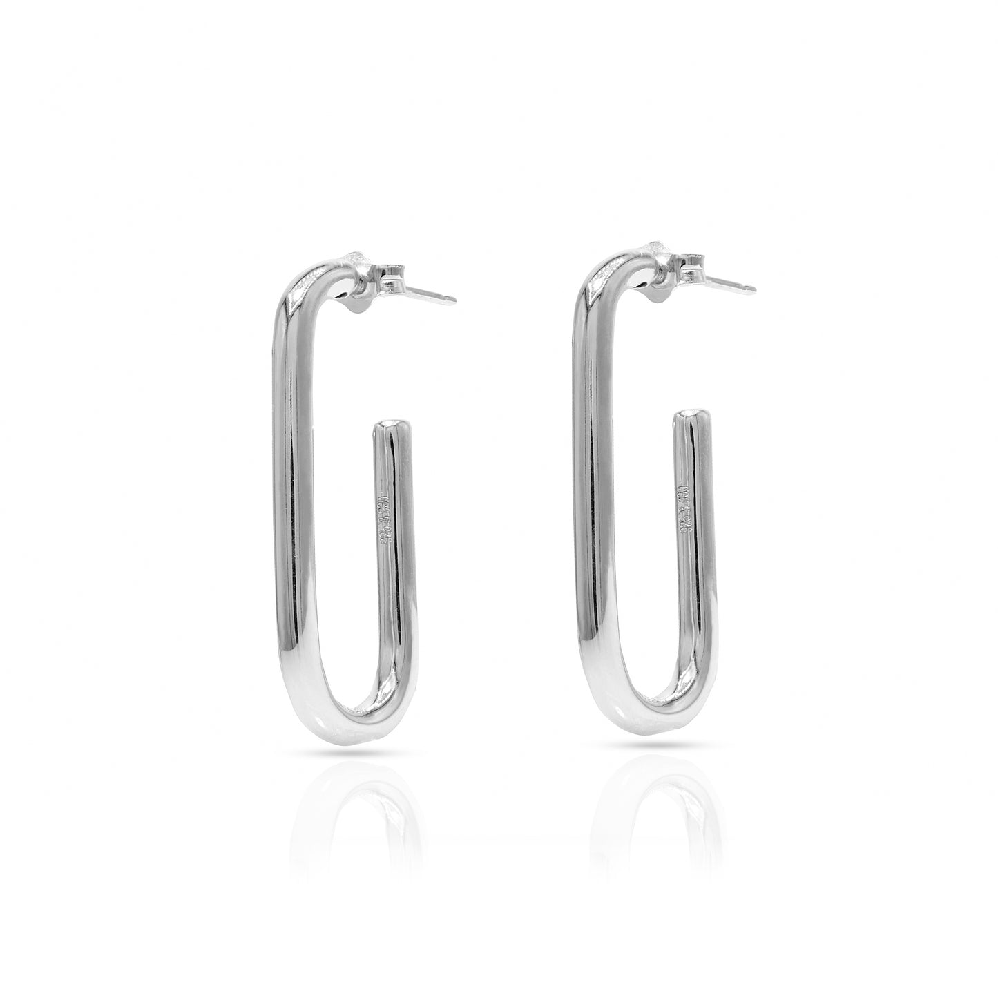 Jantier : Boucles d'oreilles Charismatiques Argent 925
