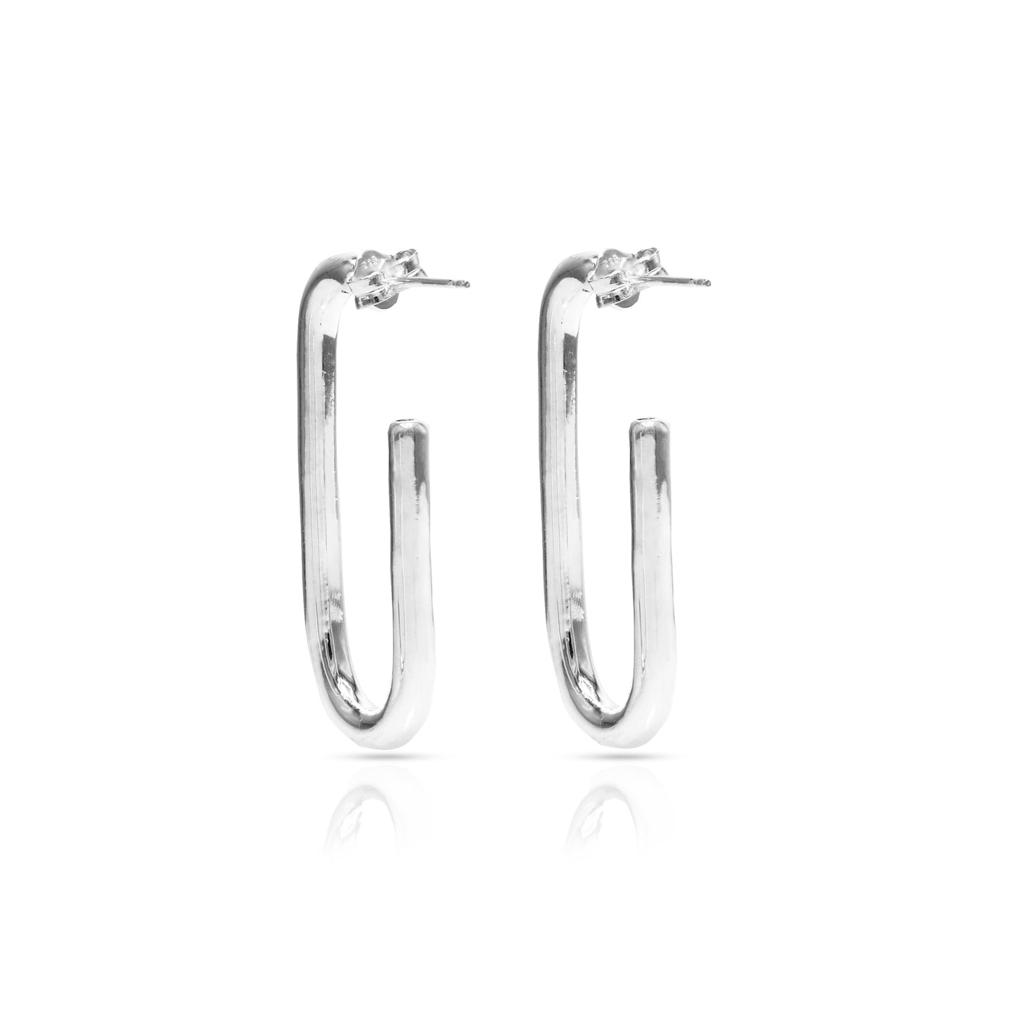 Jantier : Boucles d'oreilles Charismatiques Argent 925