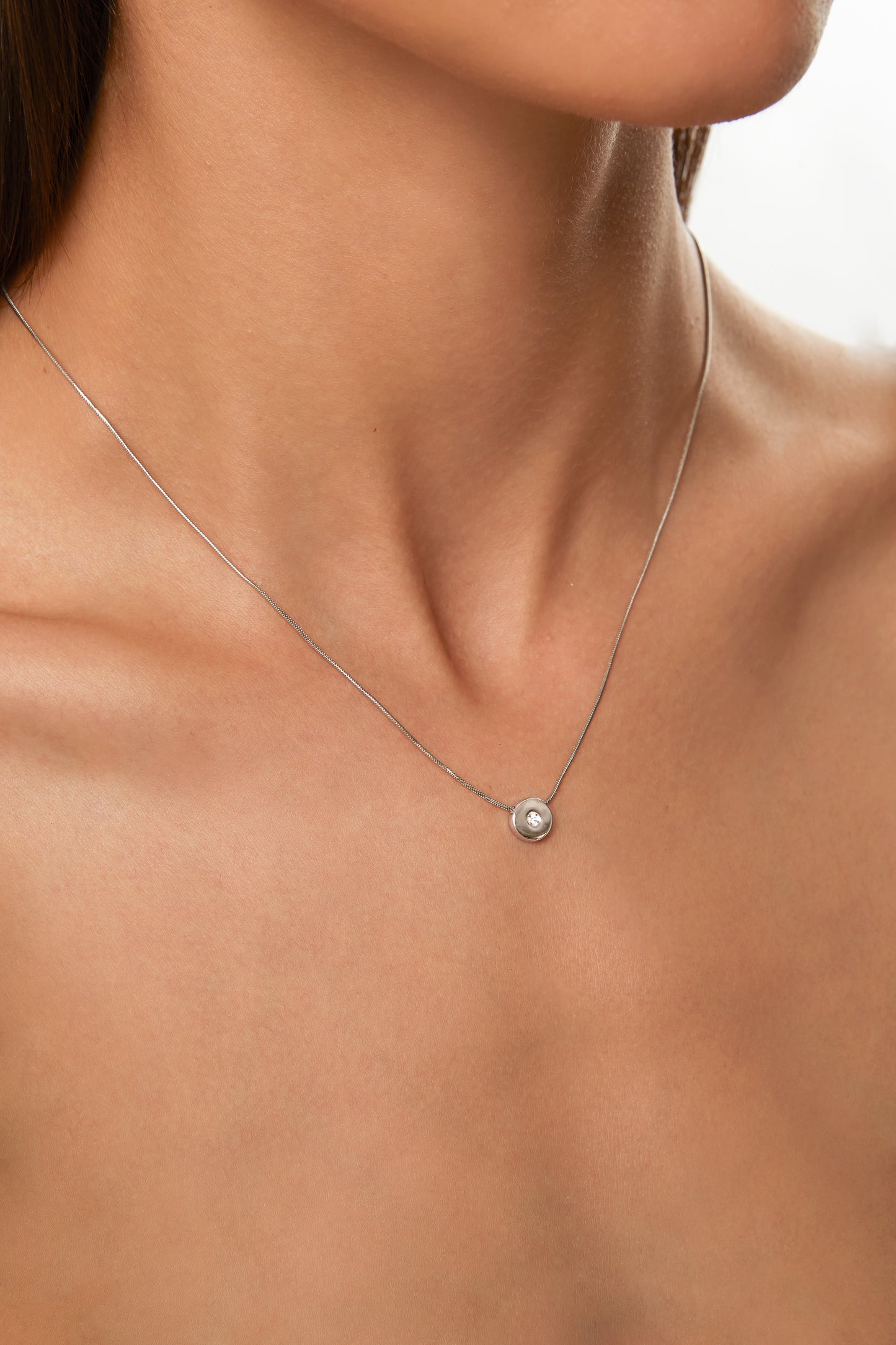 Jantier : Collier Attraction - Argent 925 - Zircon -