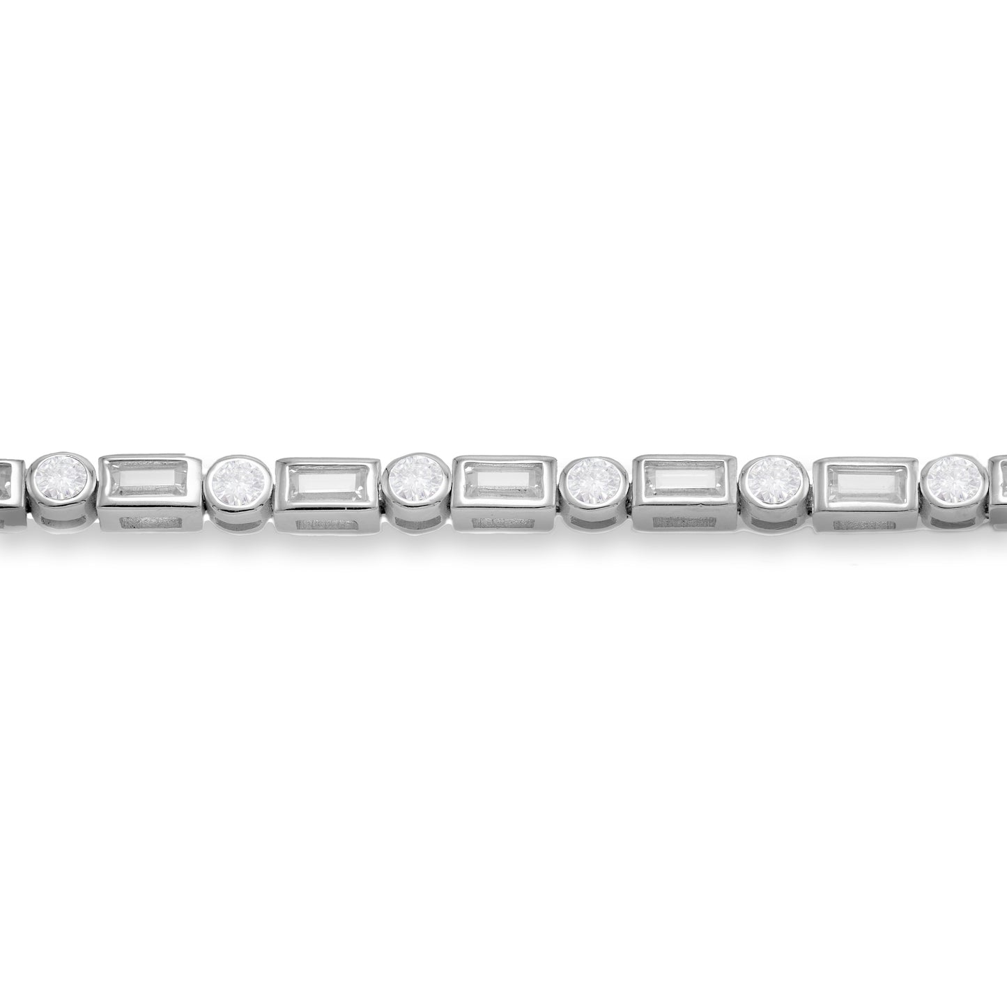 Jantier : Bracelet Audacieux Contrastes - Argent Rhodié 925