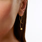 Jantier: Golden Sphere Earrings - Gold-plated silver