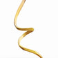 Jantier: Ruban earrings - Gold-plated silver