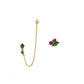 Jantier: Isabelle earrings - Gold-plated silver