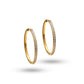 Jantier: Gold-plated Stainless Steel earrings with zirconium crystals