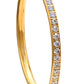 Jantier: Gold-plated Stainless Steel earrings with zirconium crystals