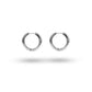 Jantier: Emma Earrings Rhodium-plated Silver 925