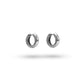 Jantier: 925 Rhodium-plated Silver Ondes Earrings