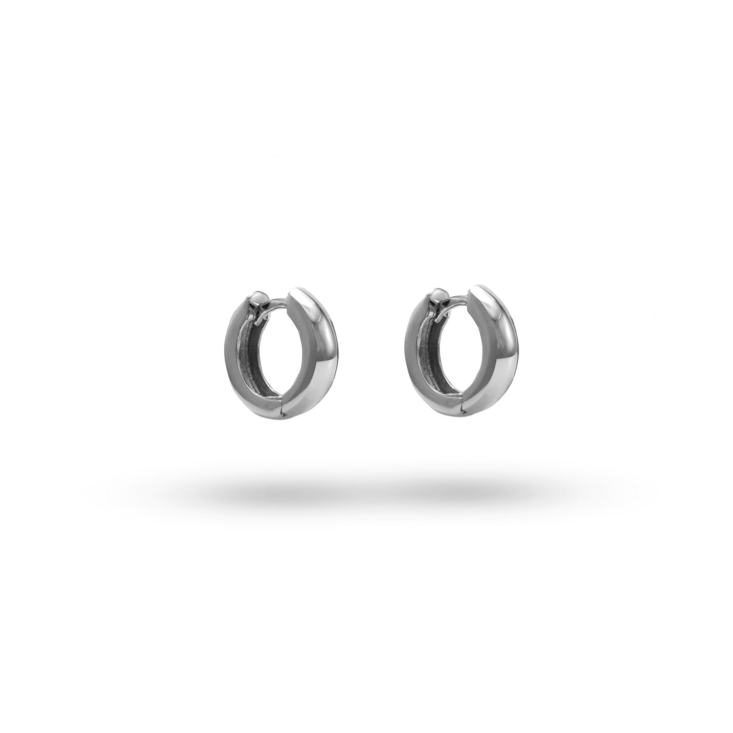 Jantier : Boucles d'oreilles Ondes Argent Rhodié 925