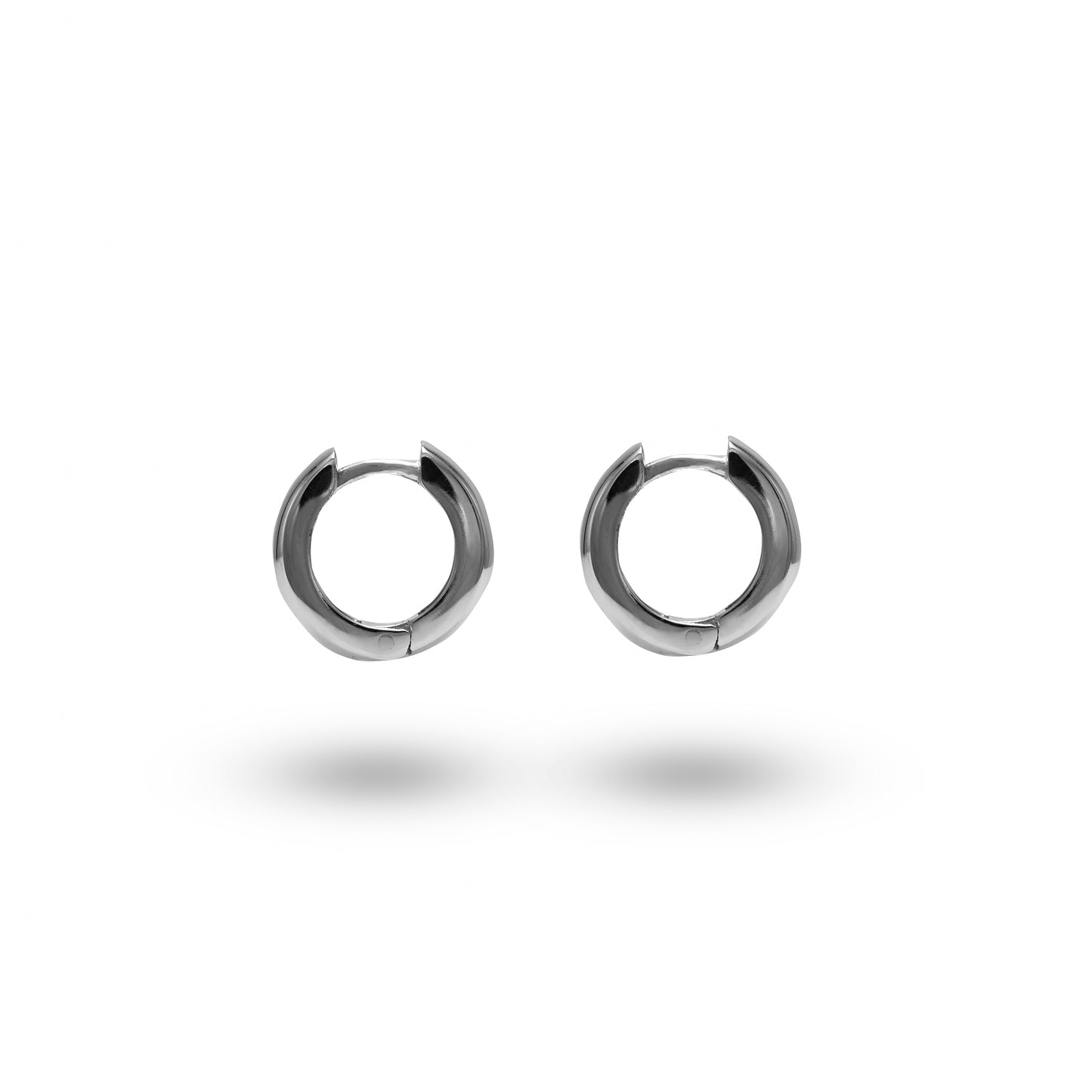 Jantier : Boucles d'oreilles Ondes Argent Rhodié 925