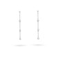 Jantier: Edith Piaf earrings Rhodium-plated silver 925