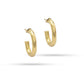 Jantier: Maryse earrings 925 rhodium silver, gold plated