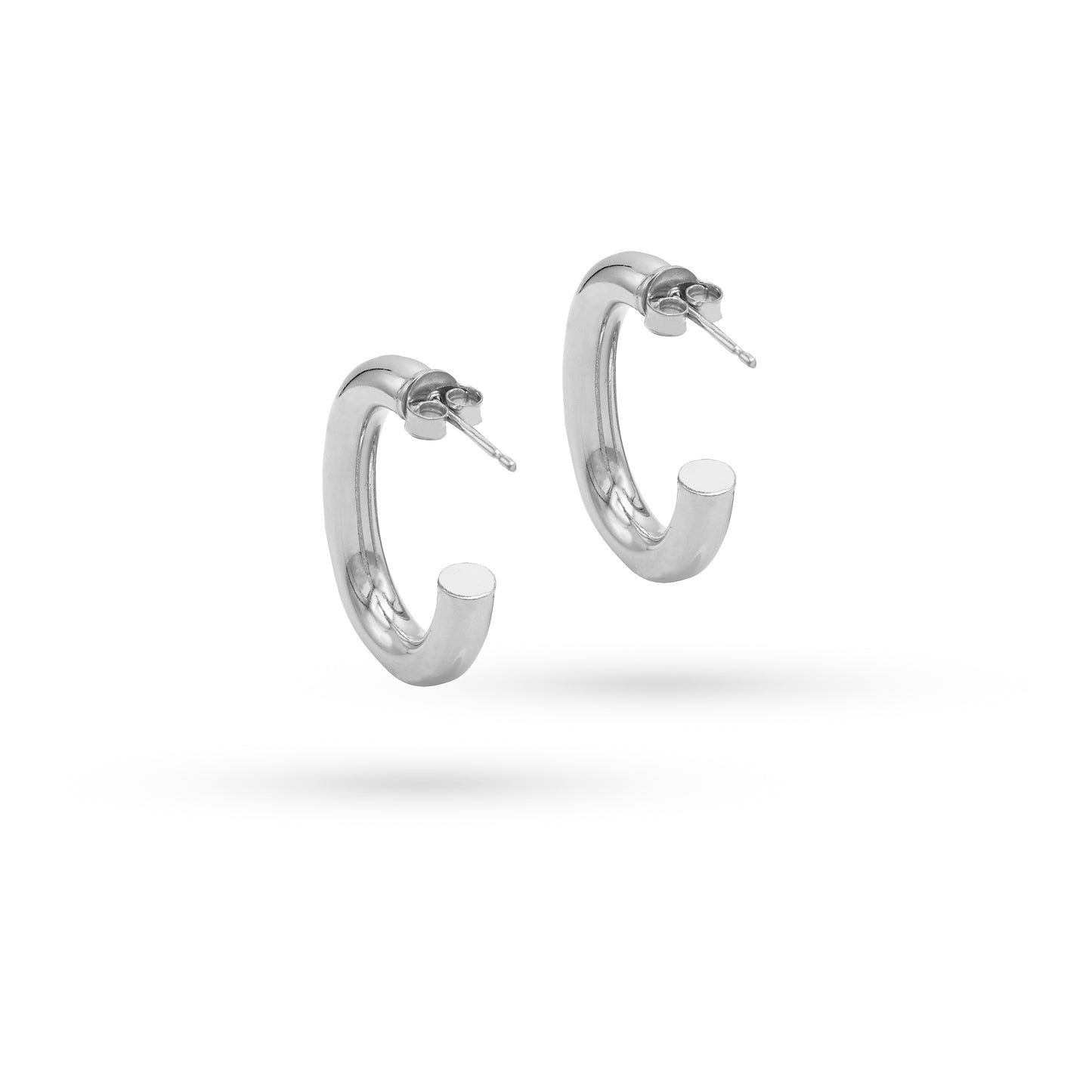 Jantier : Boucles d'oreilles  Maryse Argent rhodié 925, plaqué Or