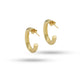 Jantier: Maryse earrings 925 rhodium silver, gold plated