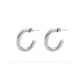 Jantier: Maryse earrings 925 rhodium silver, gold plated