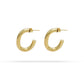 Jantier: Maryse earrings 925 rhodium silver, gold plated