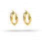 Jantier: Dire Lui Earrings 925 Silver, Gold Plated
