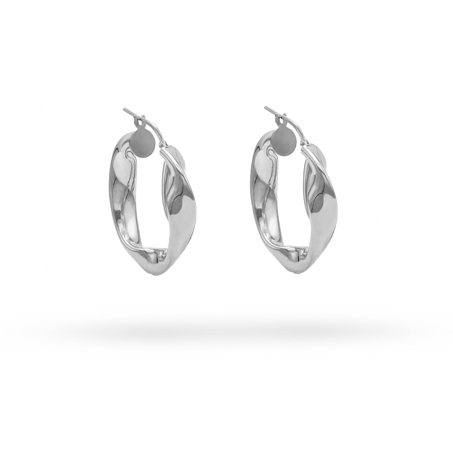 Jantier : Boucles d'oreilles Dites-Lui Argent 925, Plaqué Or