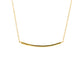 Jantier: Minimalist gold necklace - 925/100 rhodium-plated silver gold plated - Chain with fine links