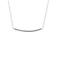 Jantier: Minimalist silver necklace - 925/100 rhodium-plated silver - Chain with fine links