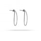 Jantier: Vaporous earrings - Rhodium-plated silver 925