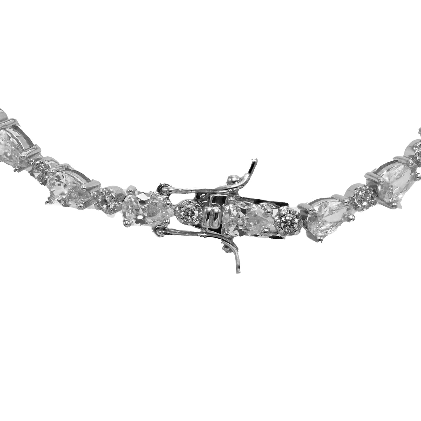 Jantier: Eternal Elegance Bracelet - Rhodium-plated Silver