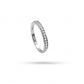 Jantier: Sublime Ring in Rhodium-plated Silver and Dazzling Zircons