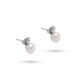 Jantier: Ocean Earrings in Silver with Pearly Stones