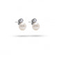 Jantier: Ocean Earrings in Silver with Pearly Stones