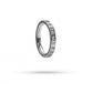 Jantier: 'Toujours' Ring in 925 Rhodium-plated Silver with Sparkling Zircon