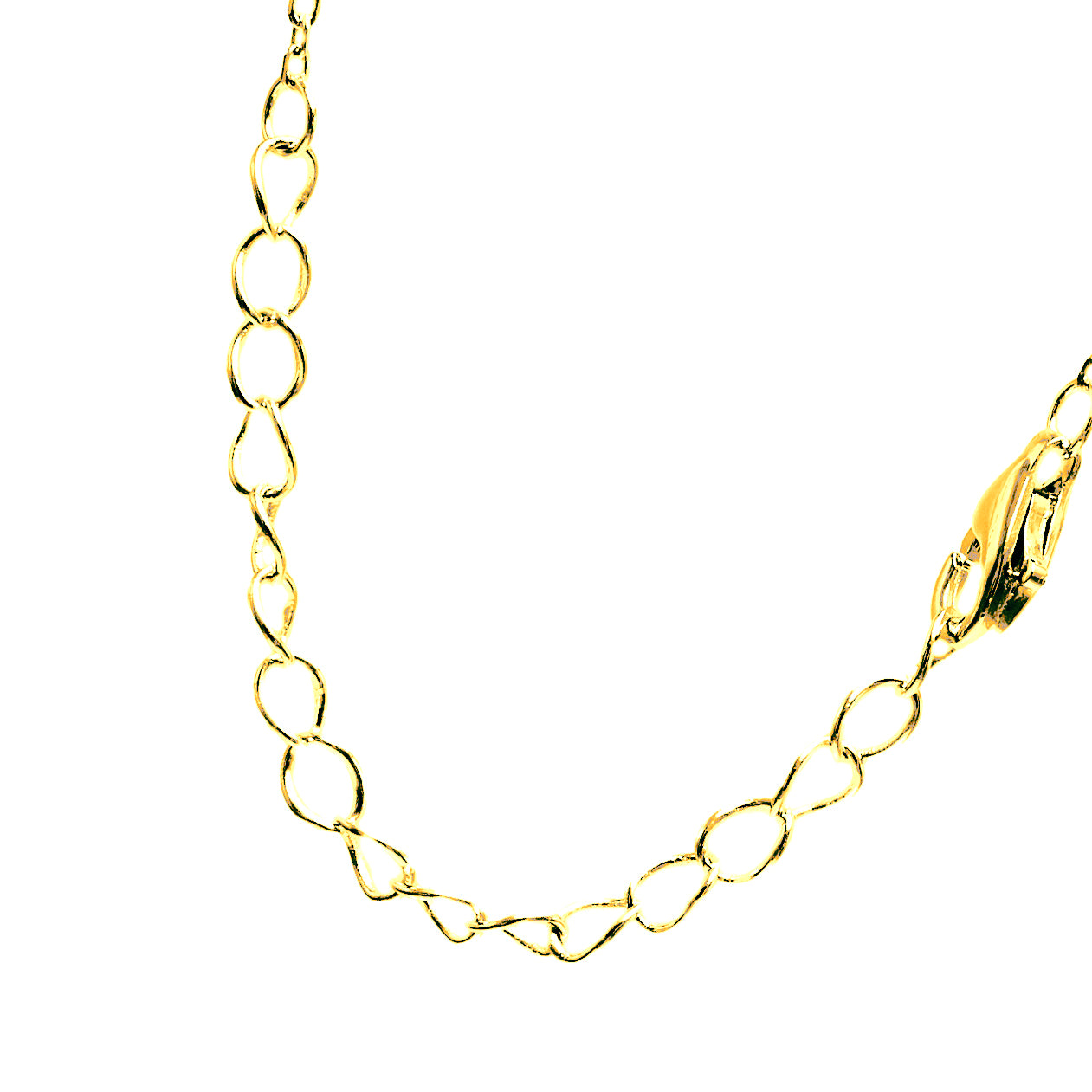 Jantier: Linked Destiny Necklace - 925 Silver - Gold plated