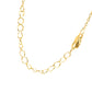 Jantier: The ride necklace - 925/100 gold-plated silver - Rectangular zircon crystals