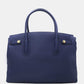 Navy Multi-compartment Tote Handbag 