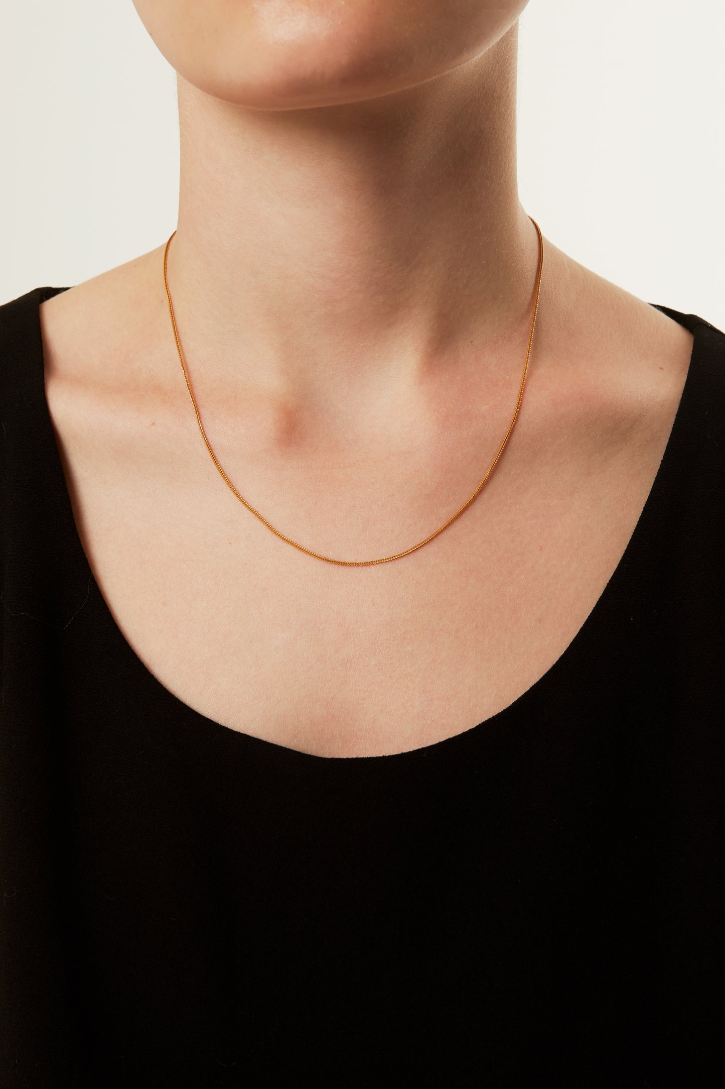 Jantier: Urban necklace - Gold-plated silver - Tight knits inspired by streetwear