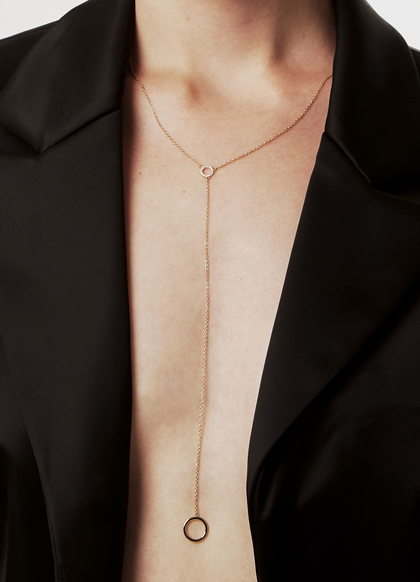 Jantier: Fabulous Necklace - 925/100 Silver - Gold plated