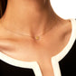 Jantier: Button necklace - Silver and Gold - Gold plated