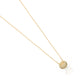 Jantier: Button necklace - Silver and Gold - Gold plated